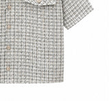 Nowell Check Tweed Short Sleeve Shirt