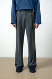 WOOL ONE TUCK SLACKS