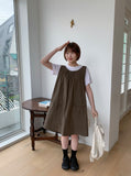 Rikelt Cargo Midi Suspender One Piece