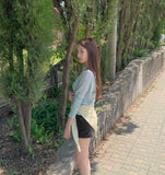 Hip Pads Detachable Span Denim Shorts