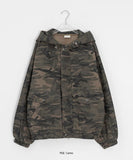 [unisex] Salle Cotton Hood Zip-Up Jacket