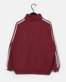 [Brushed Lining] Tivan Y2K Track Overfit Semi-Zip Up Sweatshirt