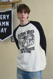 DOODLE RAGLAN LONG SLEEVE TEE