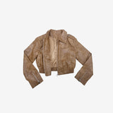 Tenet Crop Leather Jacket