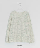 Phem Flower Over Round Long Sleeve Tee