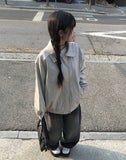 Unt Incision Boxy Leather Blouson Jacket