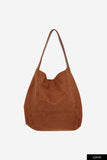 Epic suede shoulder bag