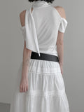 Lea Scarf Halter Off-Tee