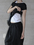 Yuko Drape Layered Tee