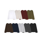 Kane Henley Neck Cotton Long Sleeve Tee