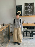 [unisex] Hoshika Color Banding Wide Pants