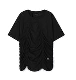 [LAN ARCHIVE] Front Shirring Short Sleeve T-Shirt