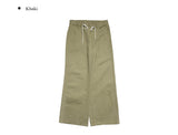 Projection Khaki String Wide Pants