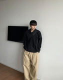 Liz two-tuck back banding cotton pants