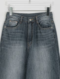 Reunoi washed wide denim pants