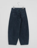 Hibom Washing Wide Balloon Denim Pants