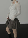 Leon See-through Snap Cardigan