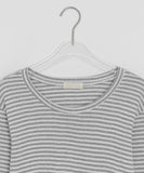 Kimber Stripe Round Long Sleeve Tee