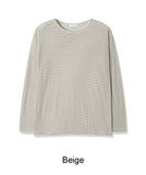 Runed Stripe Linen T-shirt