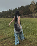 fresh multi pocket nylon cargo pants