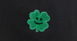 Clover Smile Embroidered Ball Cap