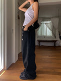 Jello Patch Carpenter Wide Cotton Pants