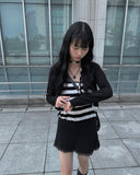 Caco Lace Span Mini Skirt