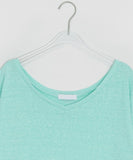 Haboil Loose Fit V-Neck Slub Short Sleeve Tee