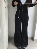 Ribu Pocket Banding Sweat Bootcut Pants
