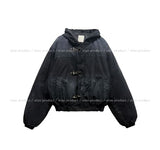 Cassis Toggle Washed Hooded Padding