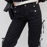 Limone strap button pants