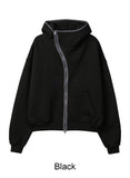 Liane Curved Brushed Hood Zip-Up