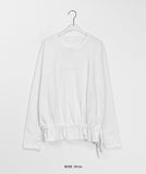 Kohone Ribbon Frill Long Sleeve Tee