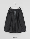 Stind Star Patch Raw Bermuda Pants