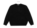 Levon Henley Neck Cable Knit