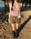 Luin Eyelet Cargo Shorts