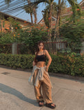 Moana Stopper Pintuck Wide Pants