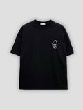 Museum back letter half T-shirts