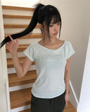 Newol Embroidered Short Sleeve T-shirt