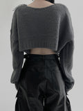 Leafia Cropped Knitwear