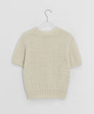 Jupa Cable Wool Short Sleeve Knit