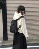 Renee Duffle Hood Knit Cardigan