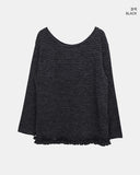 Herin Striped Frill Long-Sleeve T-Shirt