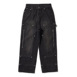Double Knee Carpenter Washing Denim Pants