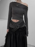 Kels Cutout One-Off Long Sleeve Tee