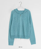 Rimoha Summer Hood Knit Zip-Up
