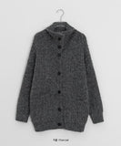 Kelma Button Pocket Wool Knit Cardigan