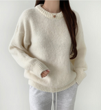 Pastel Pudding Color Wool Blend Basic Round Knit