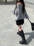 Ronya Cotton Frill Ribbon Banding Skirt Pants