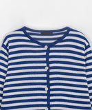 Kendo Stripe Round Cardigan